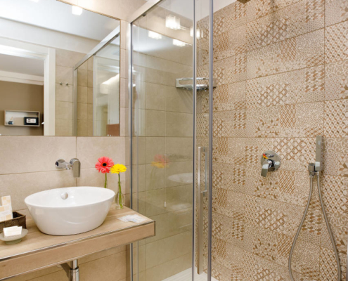 Bathroom with shower view