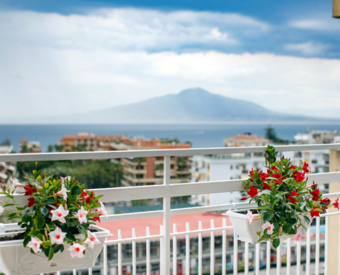 Junior Suite view on Sea and Vesuvio
